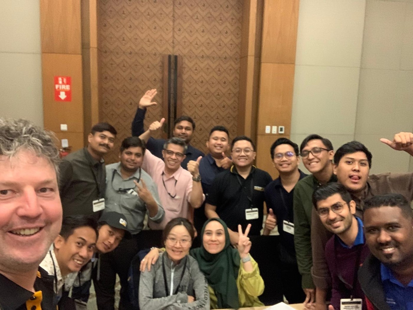 Solution Training cohort celebrating together in Jakarta, Indonesia