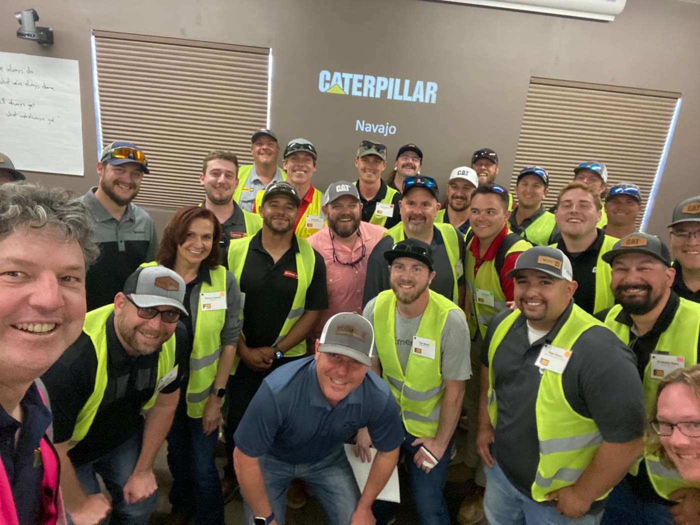 Machine Sales Training field briefing in Tucson, USA