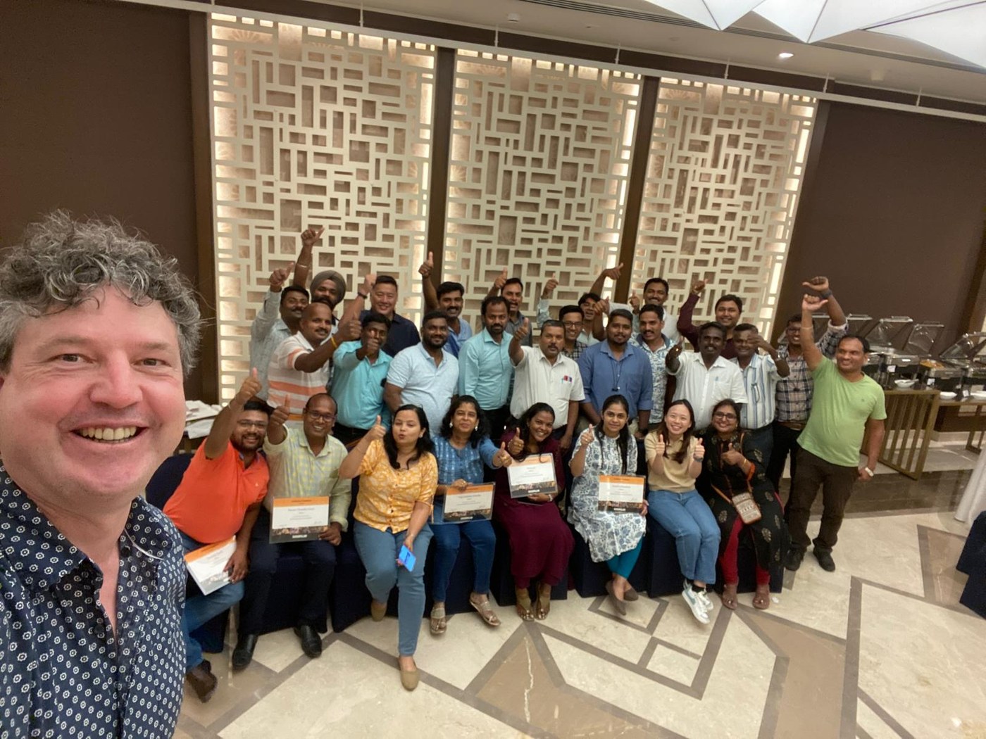 Aftermarket Inside Sales training cohort in Chennai, India